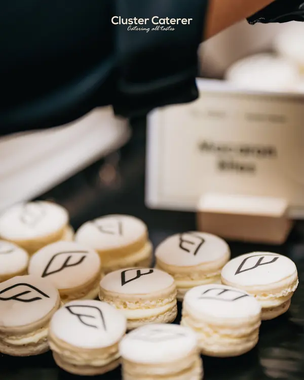 Social: branded macarons