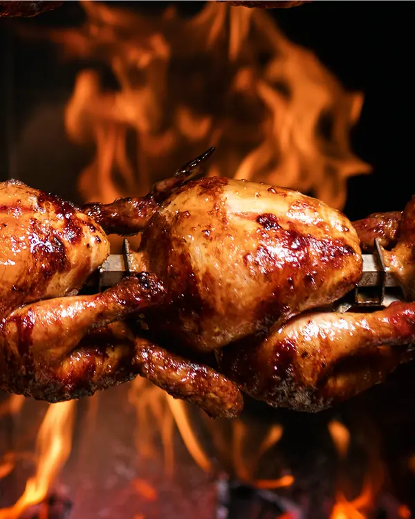 Social: chickens over the flame