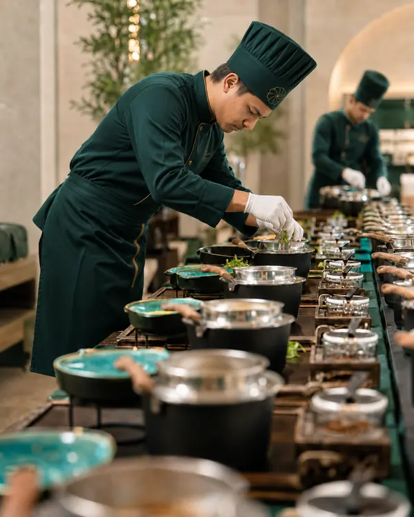 AI visual: the kitchen line
