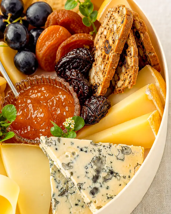Social: cheese box close-up