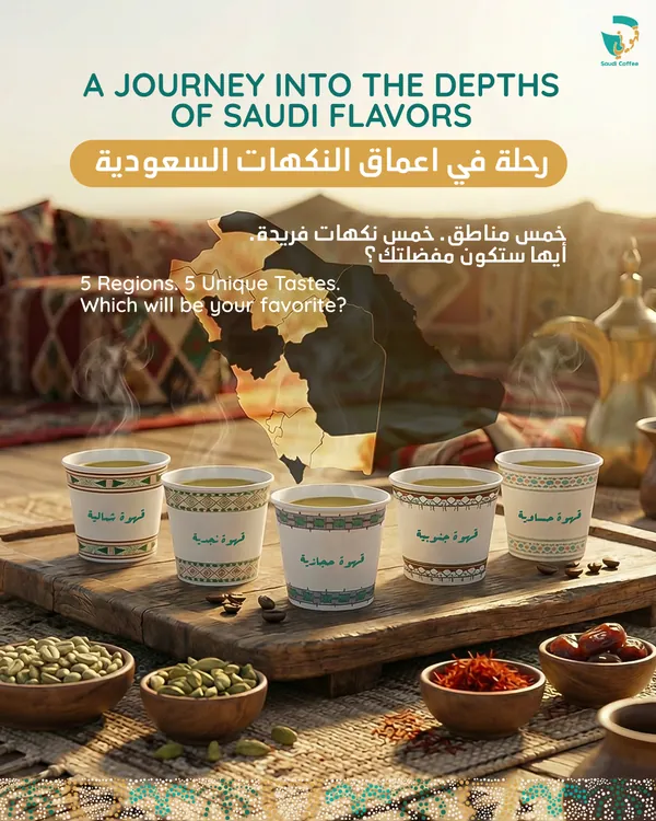 Social: five regions, five cups